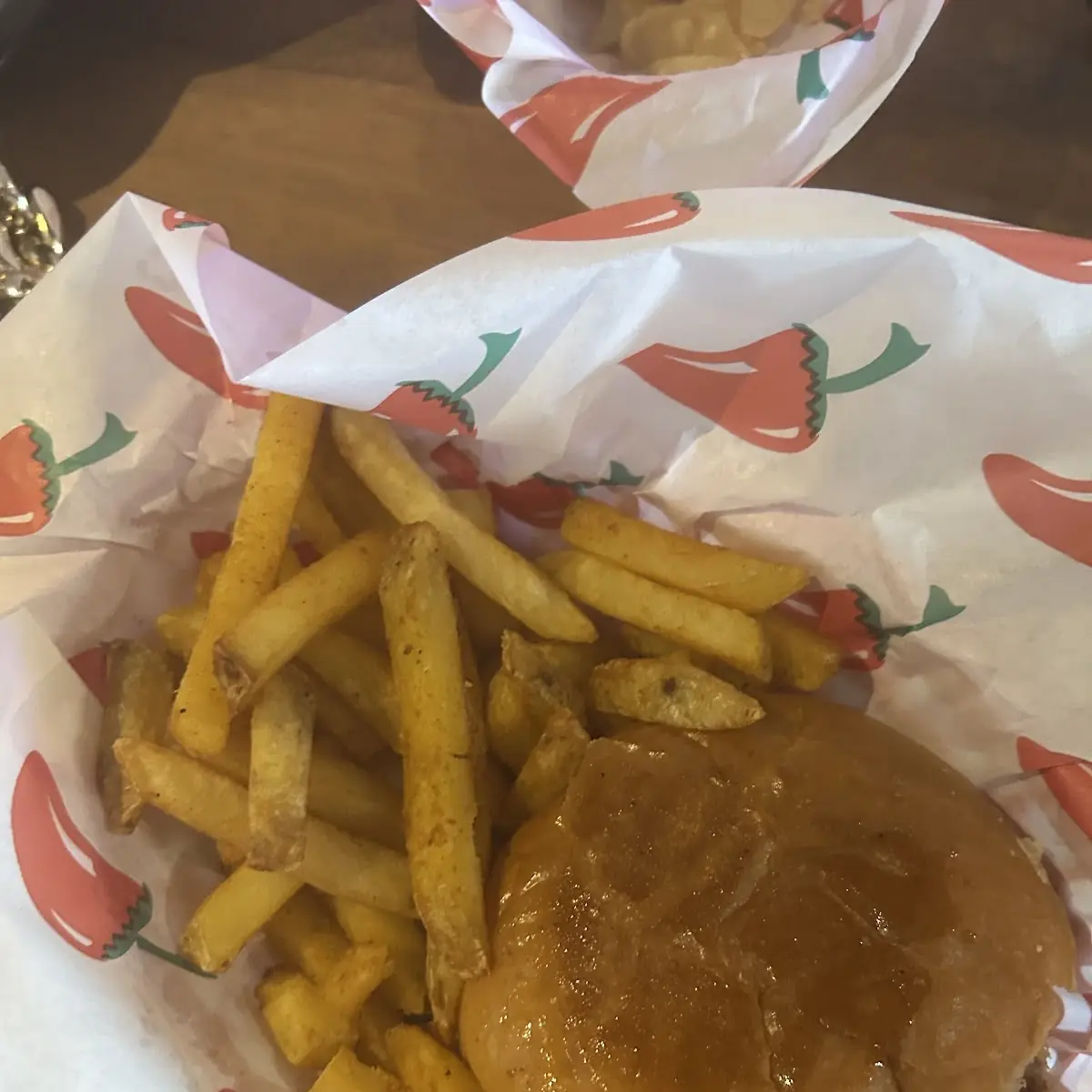 Kids Cheeseburger and Fries