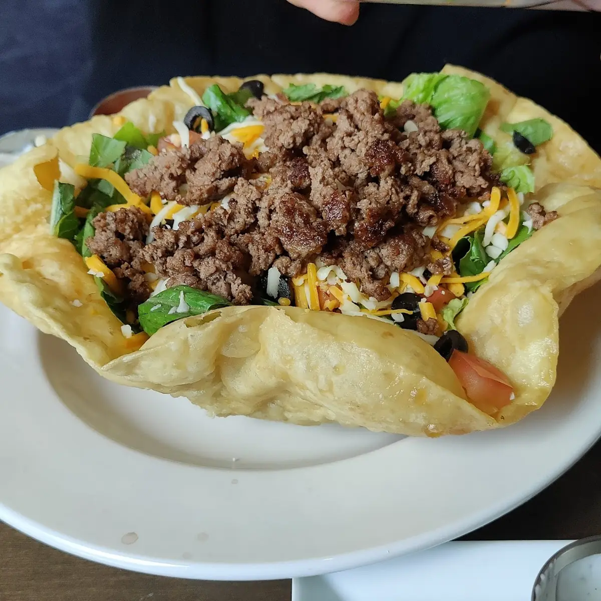 Taco Salad with Ground Beef, Gilligan's Fire Grill Amherstburg