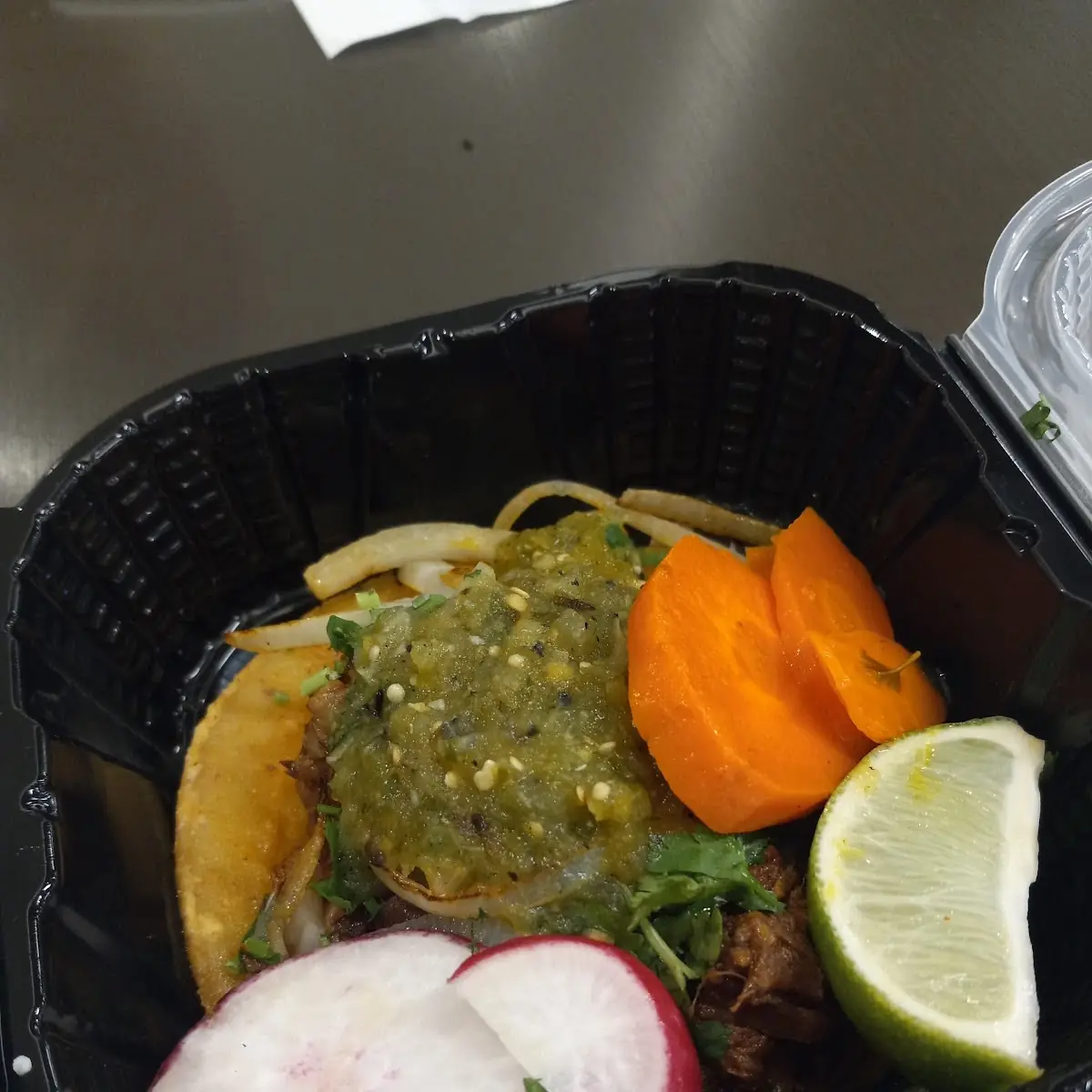 Berria Taco with Green Chile