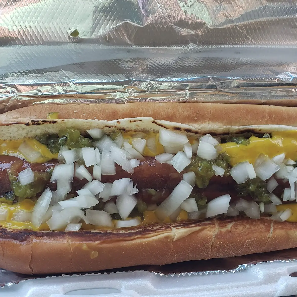 Foot Long Hot Dog