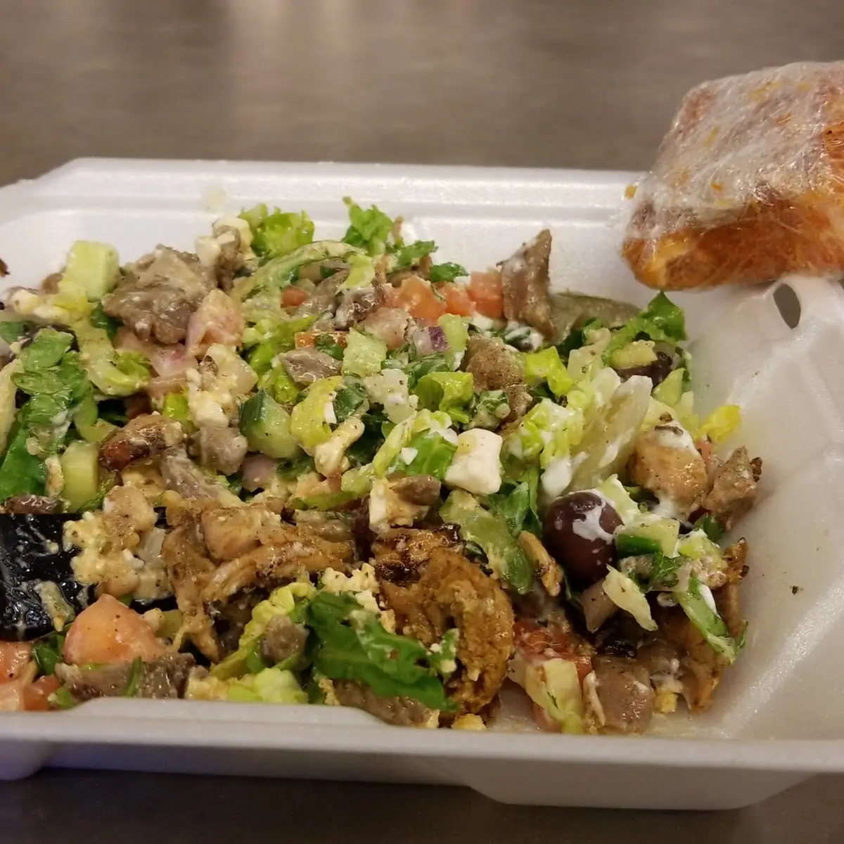Shawarma Salad from Hummus Mediterranean Grill