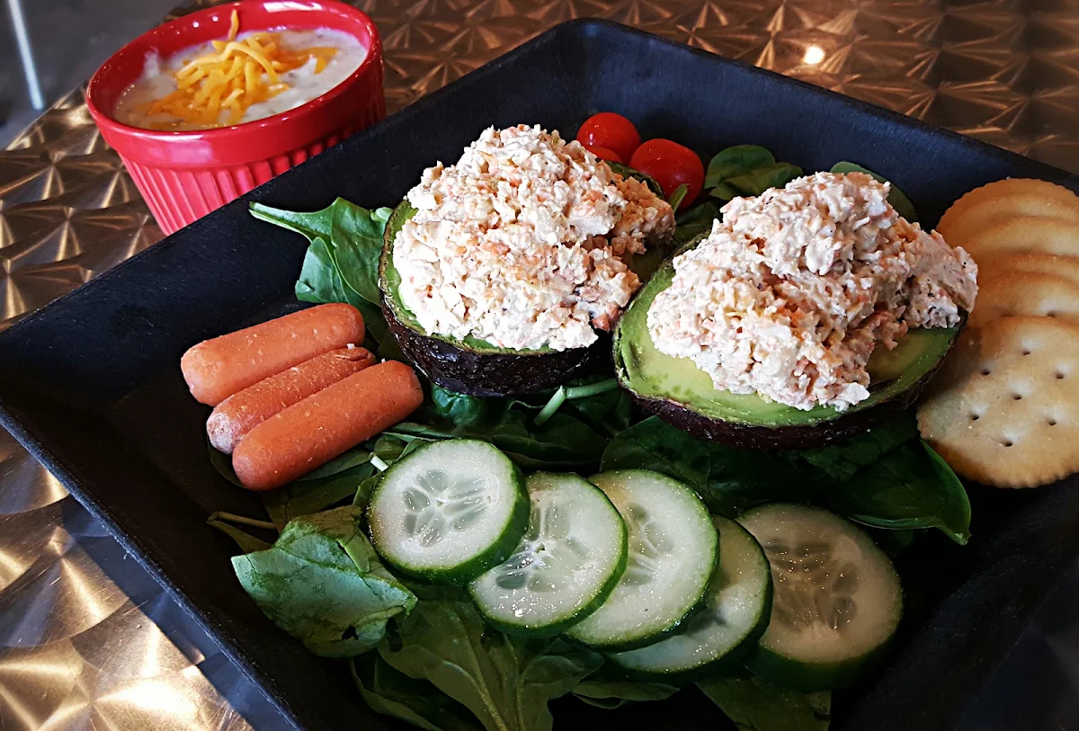 Stuffed Avocado with Chicken Salad