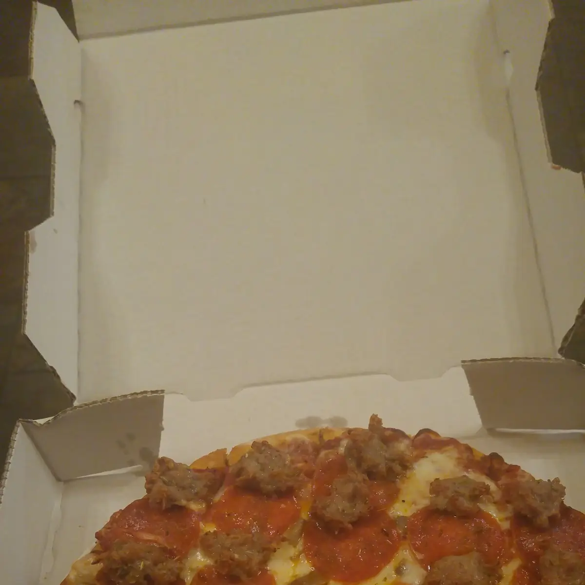 Small Sausage and Pepperoni Pizza