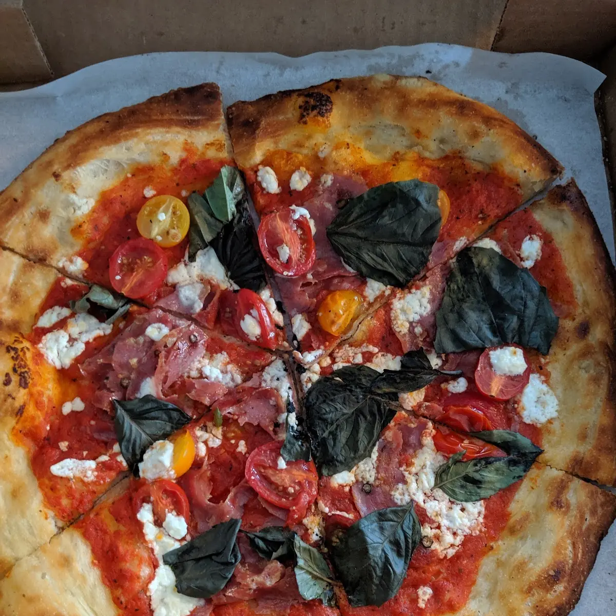 Goat Cheese Pizza