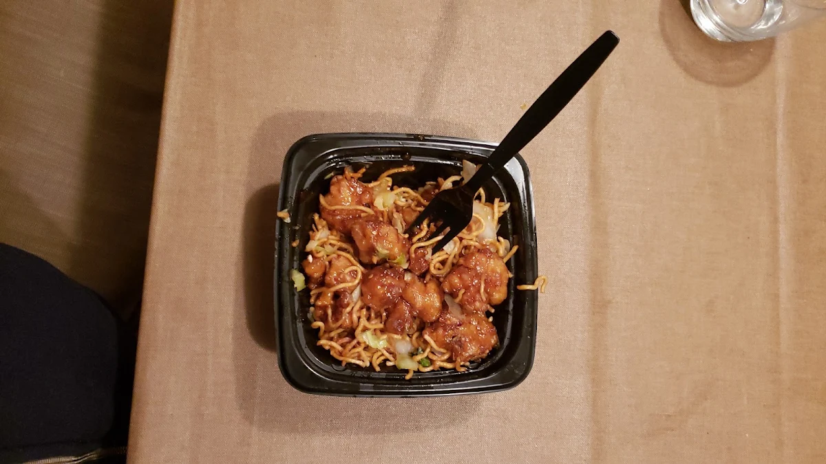 Pad Thai Noodles Orange Chicken