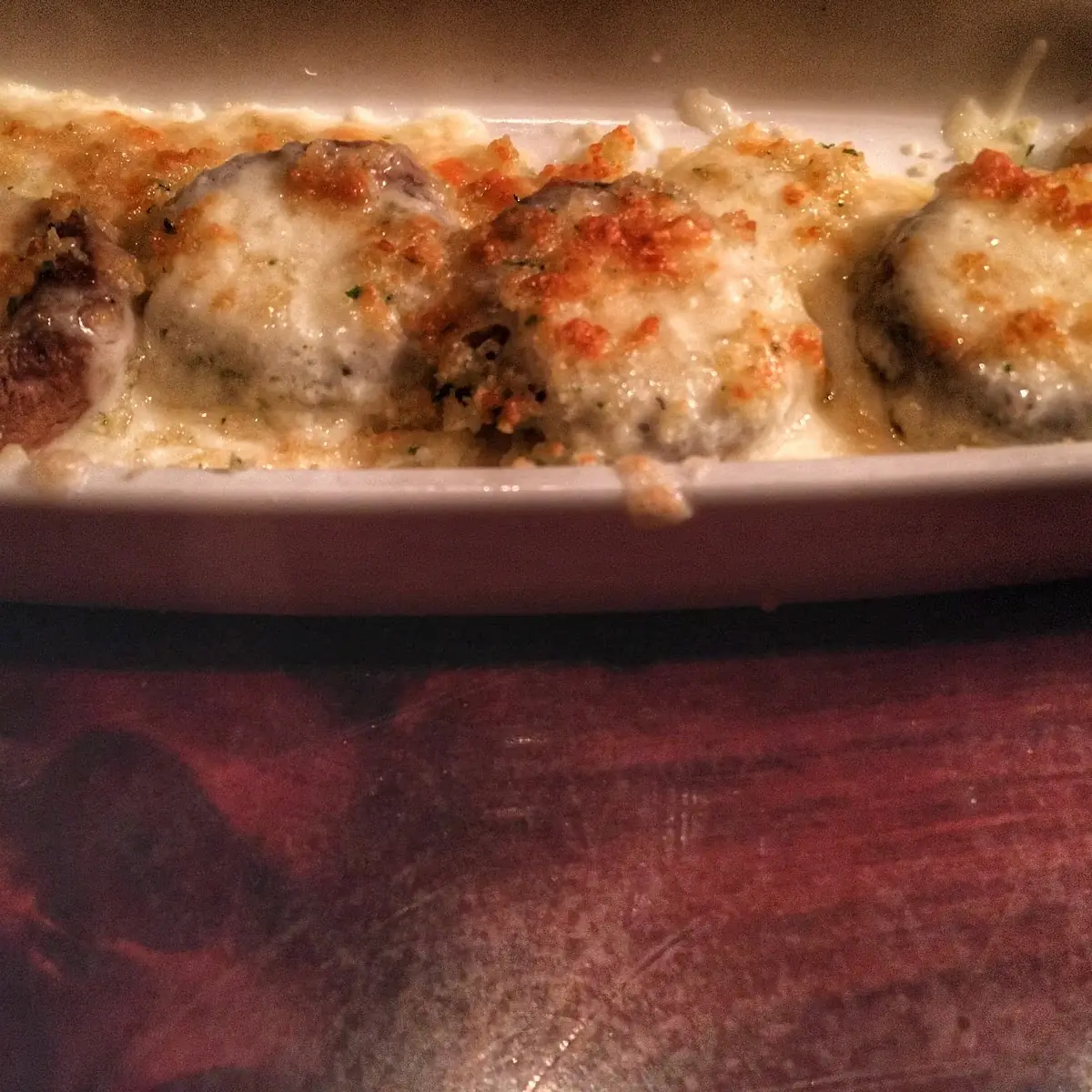 White Cheddar Stuffed Mushrooms
