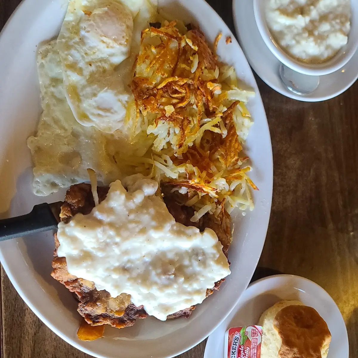 Chicken Fried Steak & Two Eggs