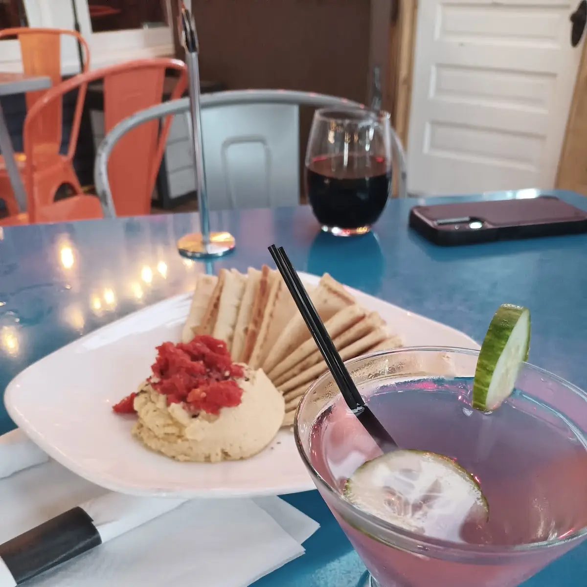 Hummus and Pita Bread