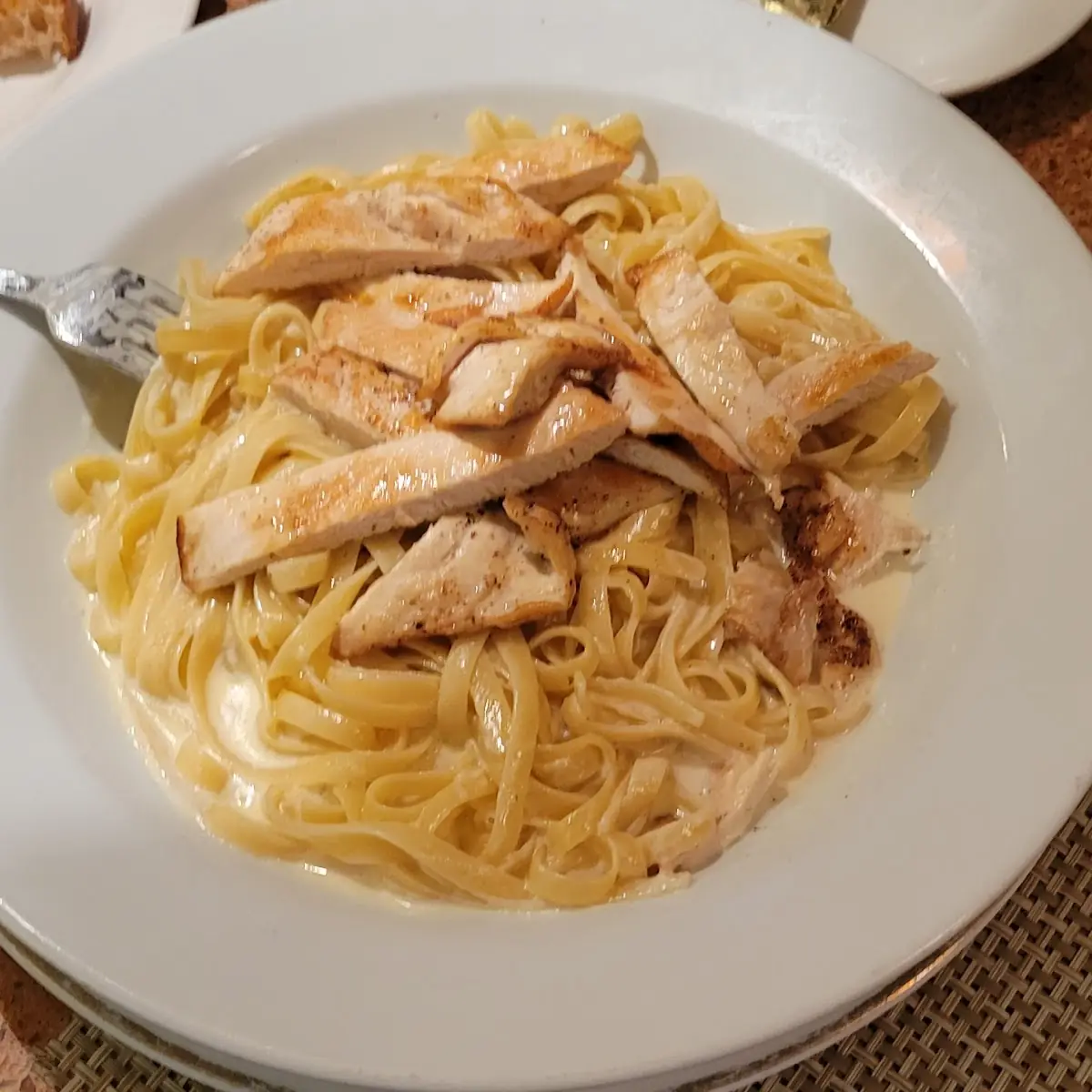 Fettuccine Alfredo with Chicken