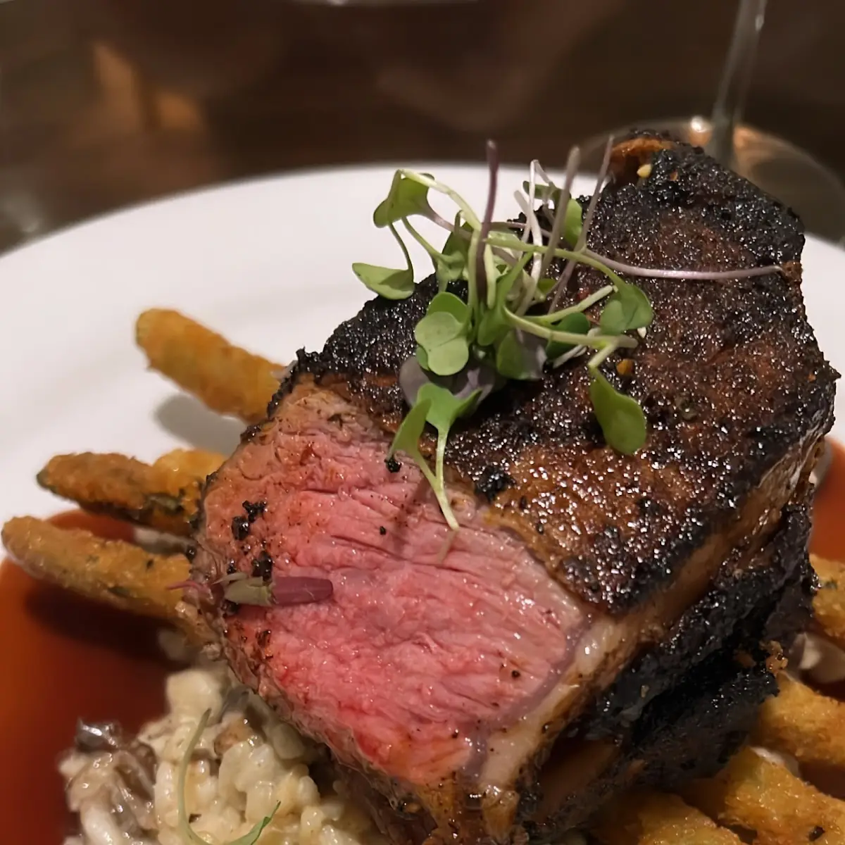 Ancho Coffee Rubbed NY Strip Steak