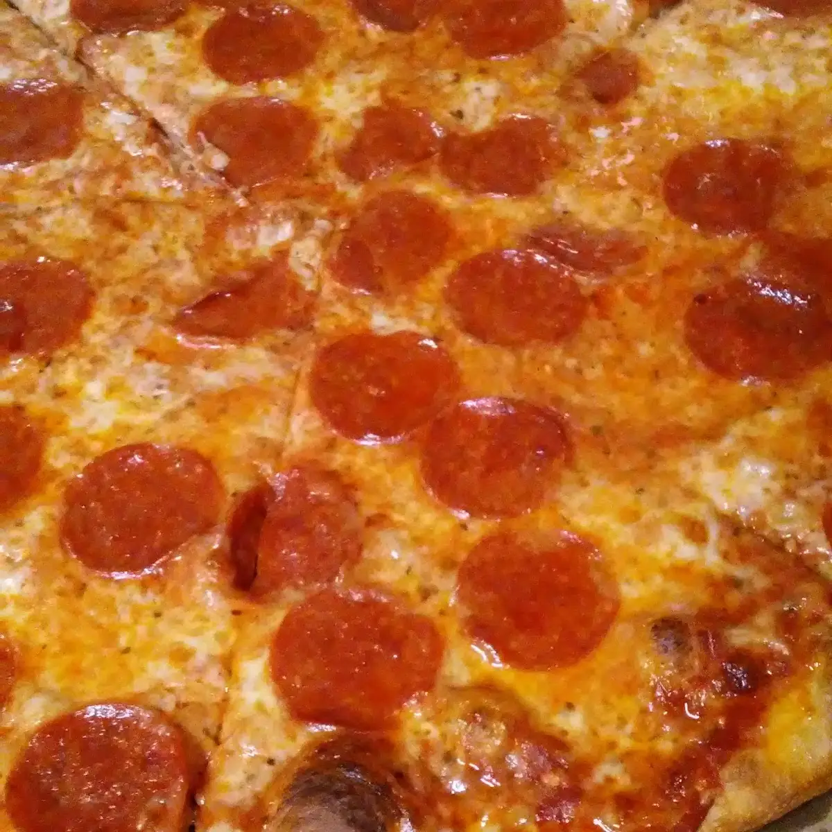 Greasy Pepperoni Pizza