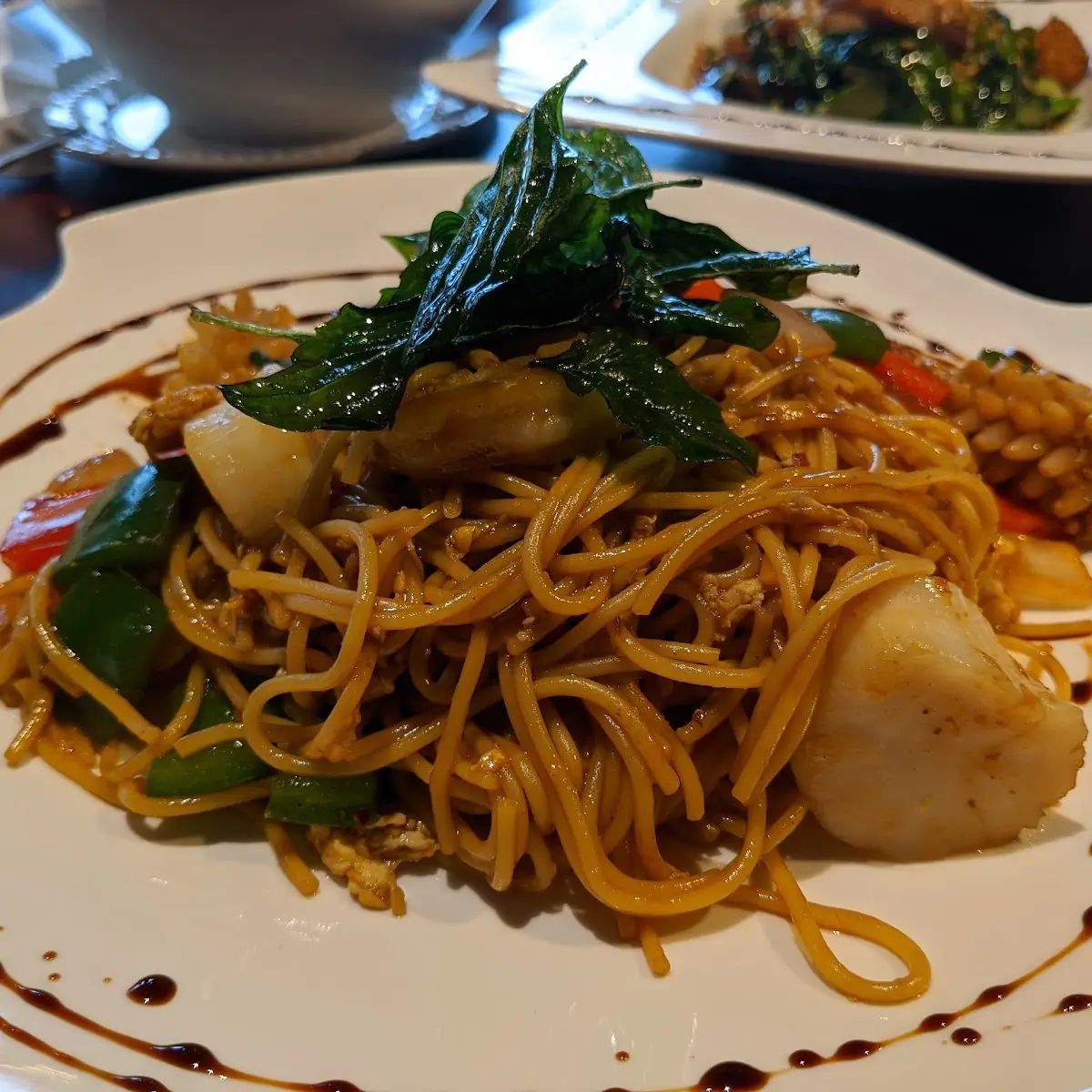 Spaghetti Thai Basil