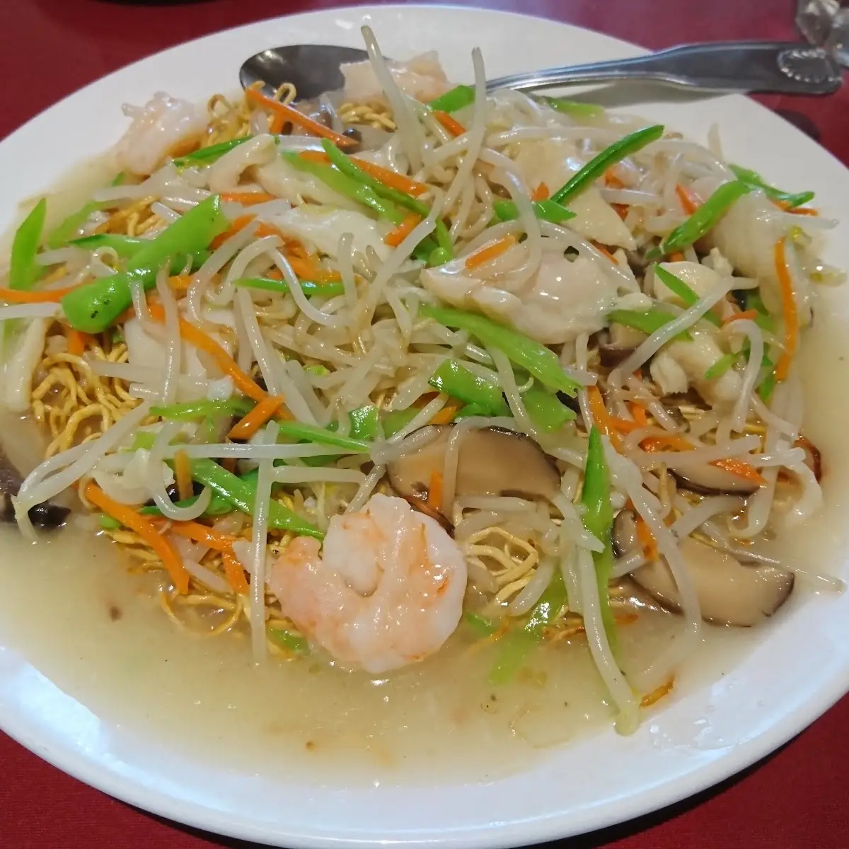 Combination Pan Fried Noodles