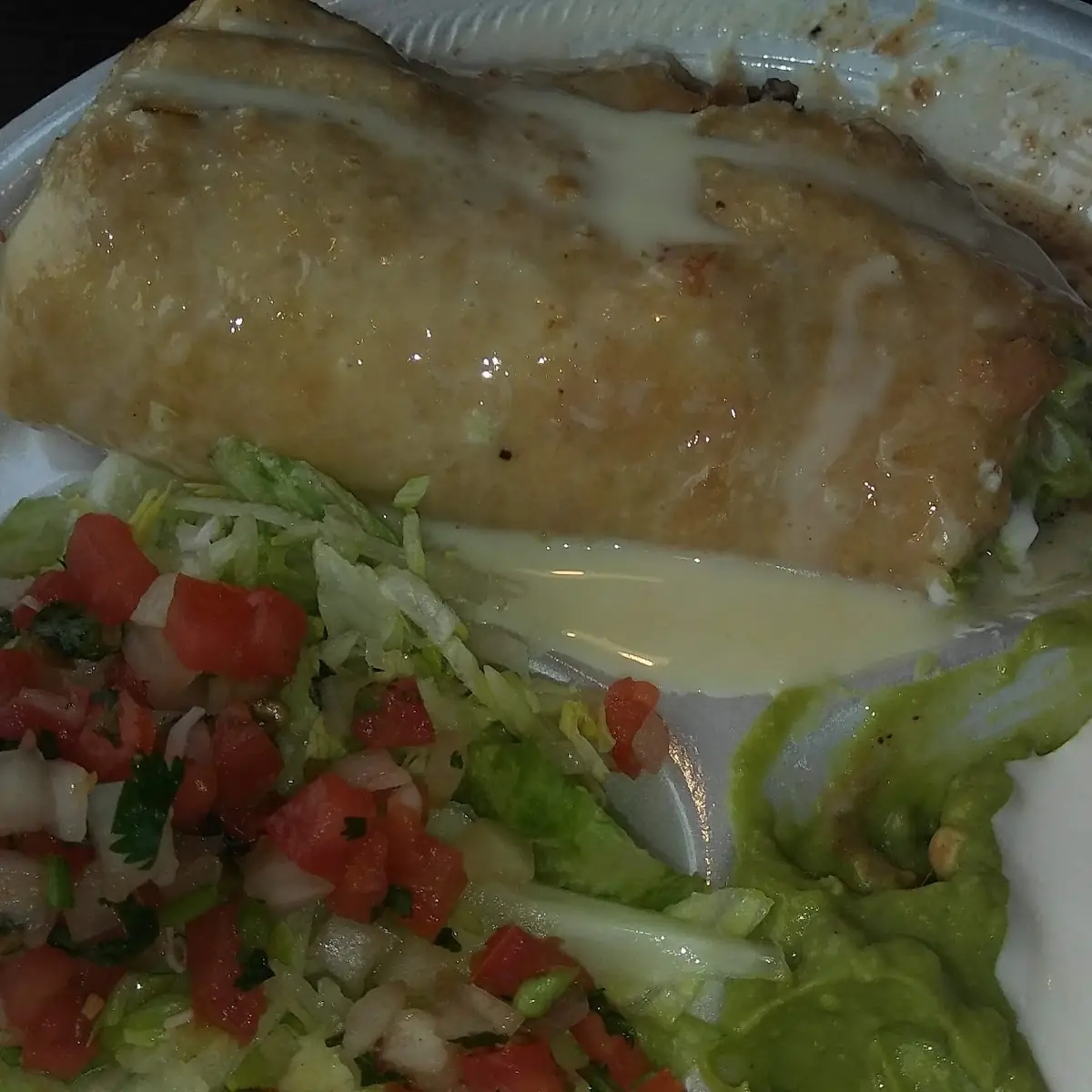 Carne Asada Burrito Chimi Style