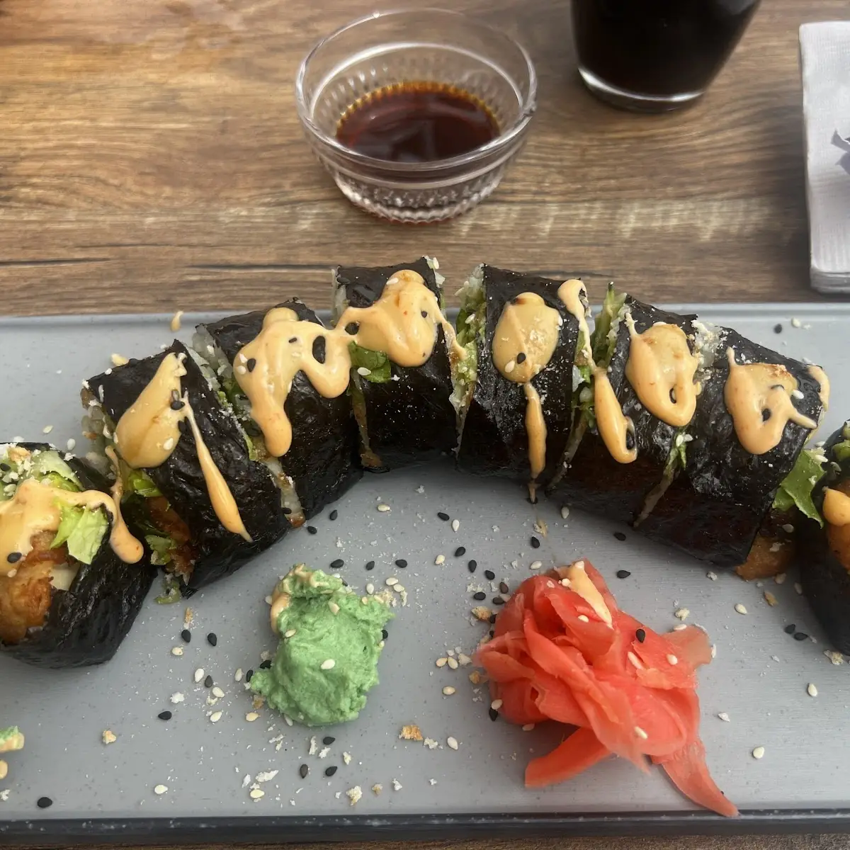 Fried Scallop Sushi Roll