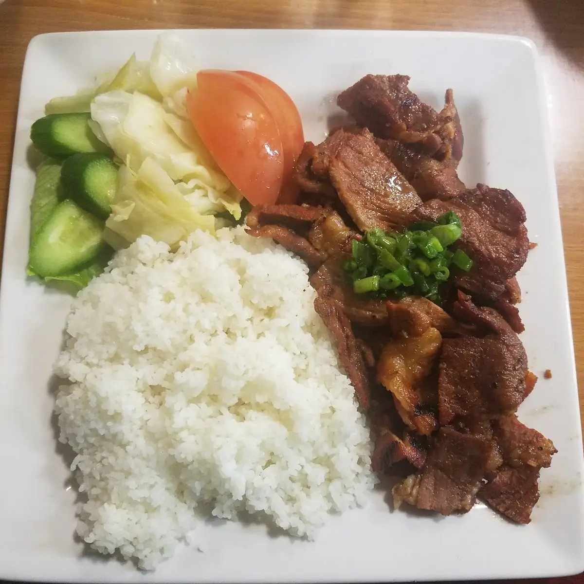 Beef Stew with Steamed Rice