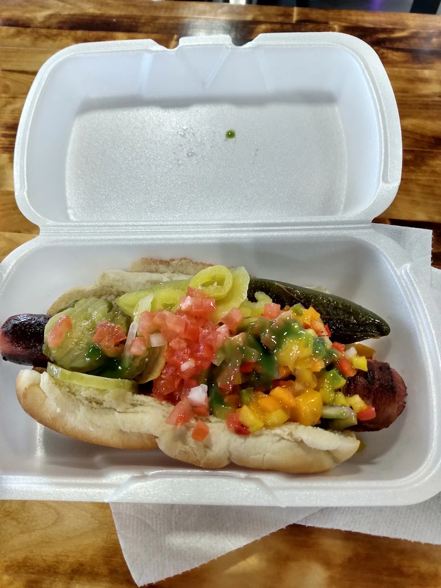 Bacon Wrapped Hot Dog