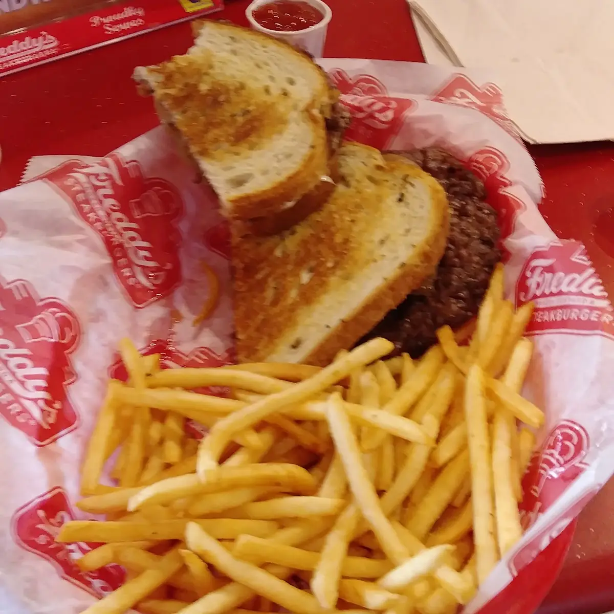 Patty Melt with Fries