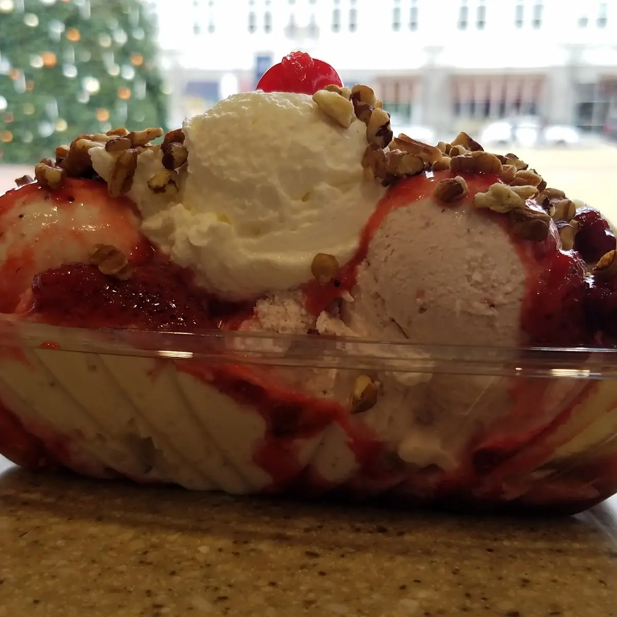 Raspberry Banana Split