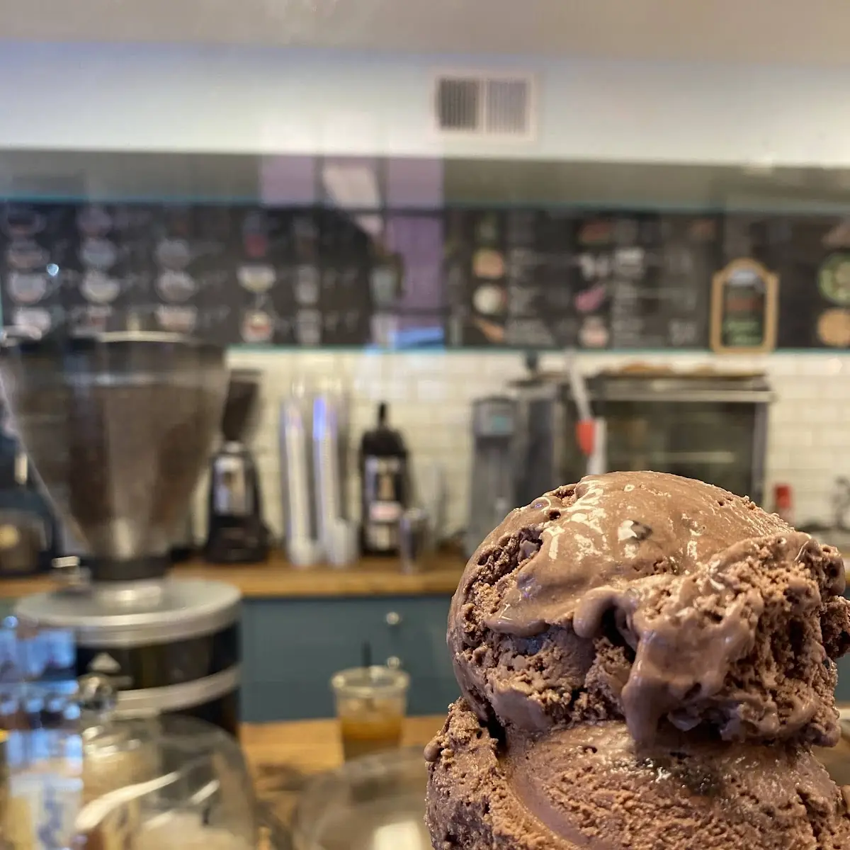 Chocolate Ice Cream Cone