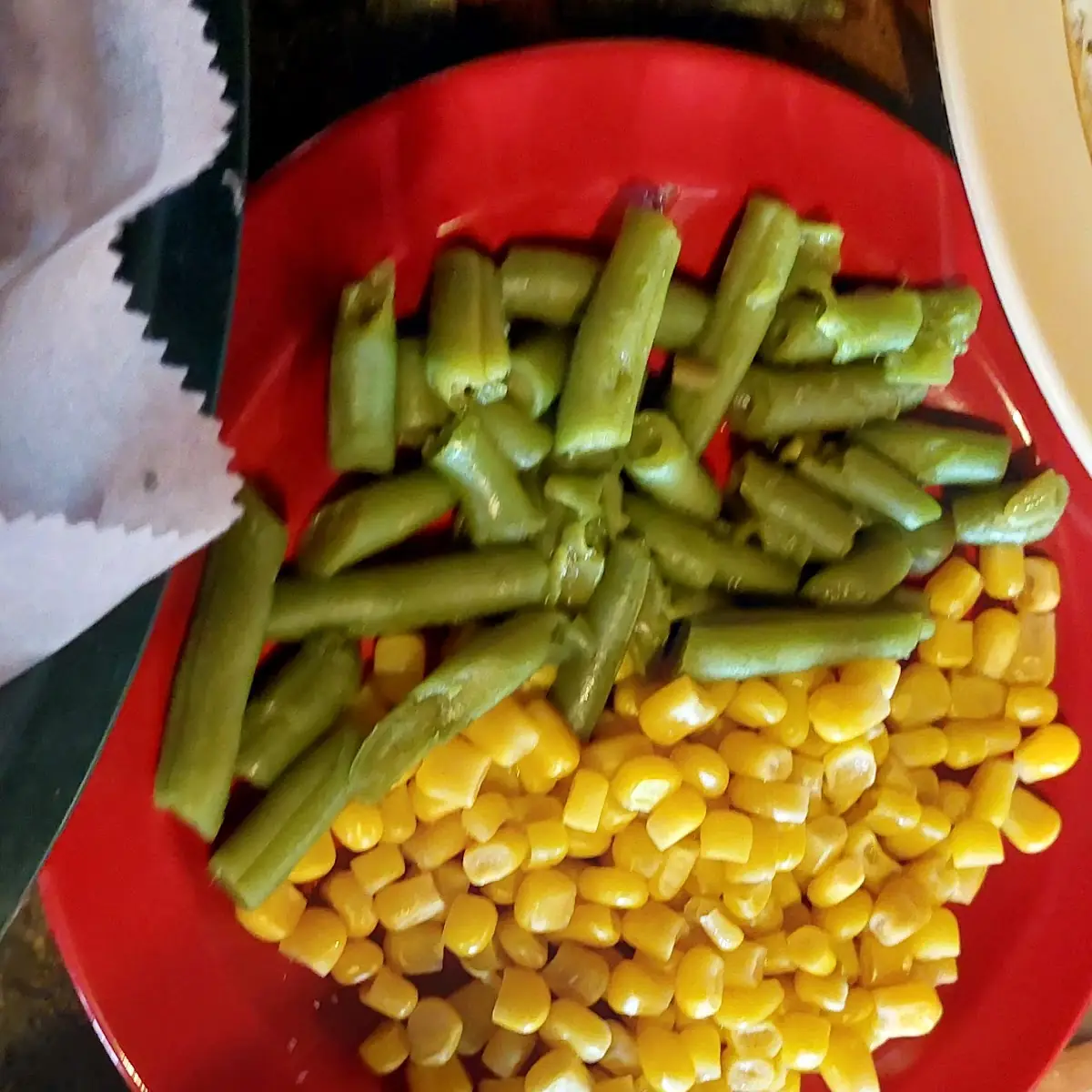 Corn and Green Beans