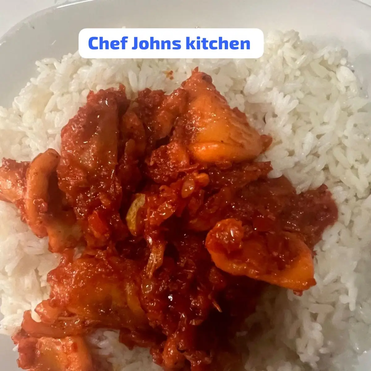 Gizdodo with White Rice