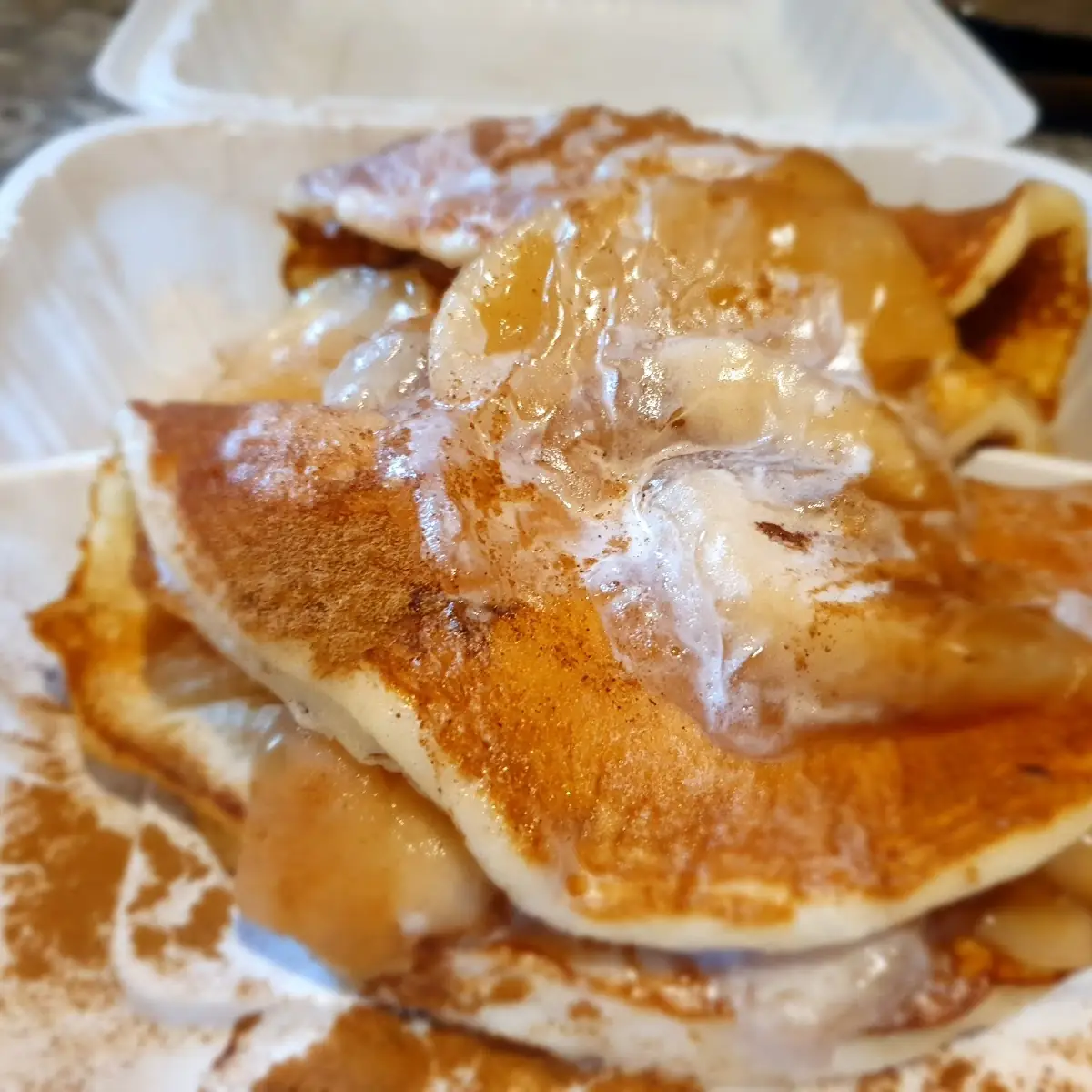 Apple Pie Filled Pancakes Short Stack