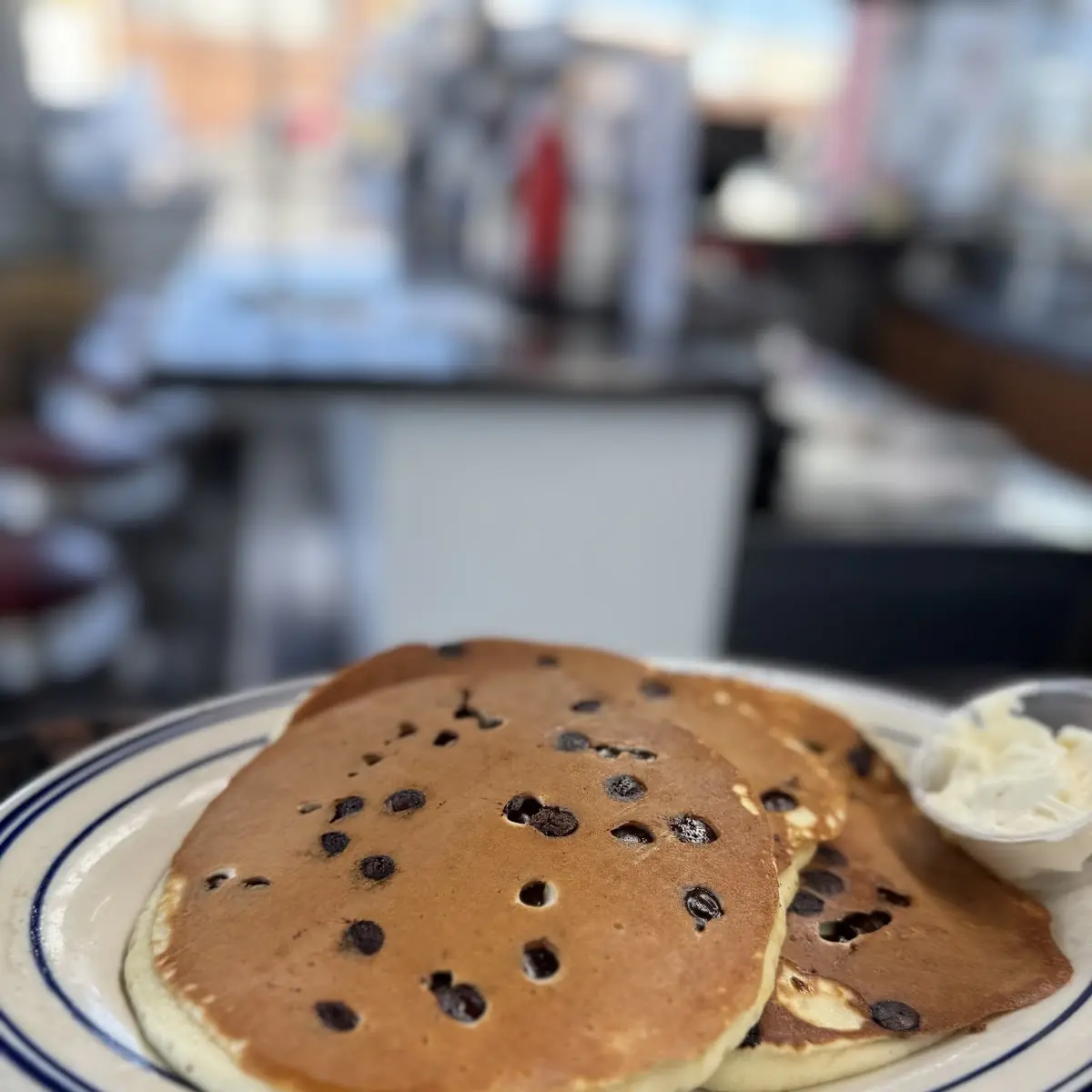 Blueberry Pancakes and Beef Bacon