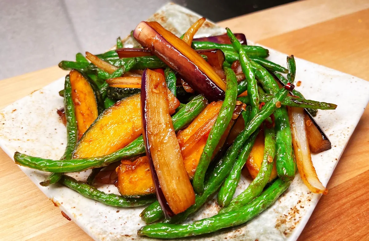 Eggplant Pumpkin String Beans