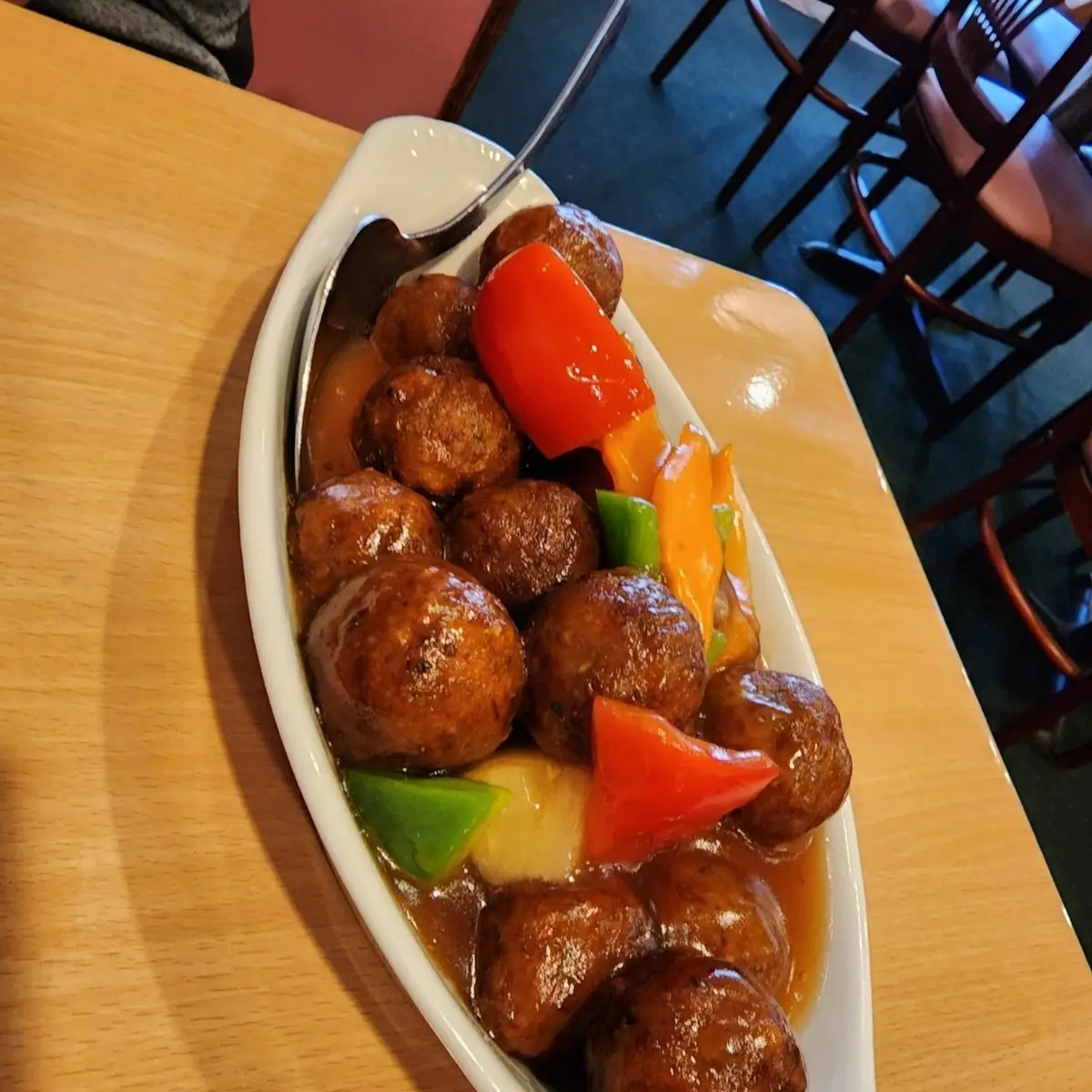 Sweet & Sour Veggie Meatballs