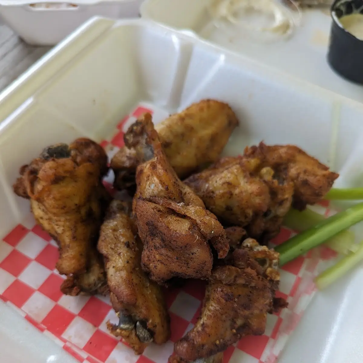 Dry Wings and Fries