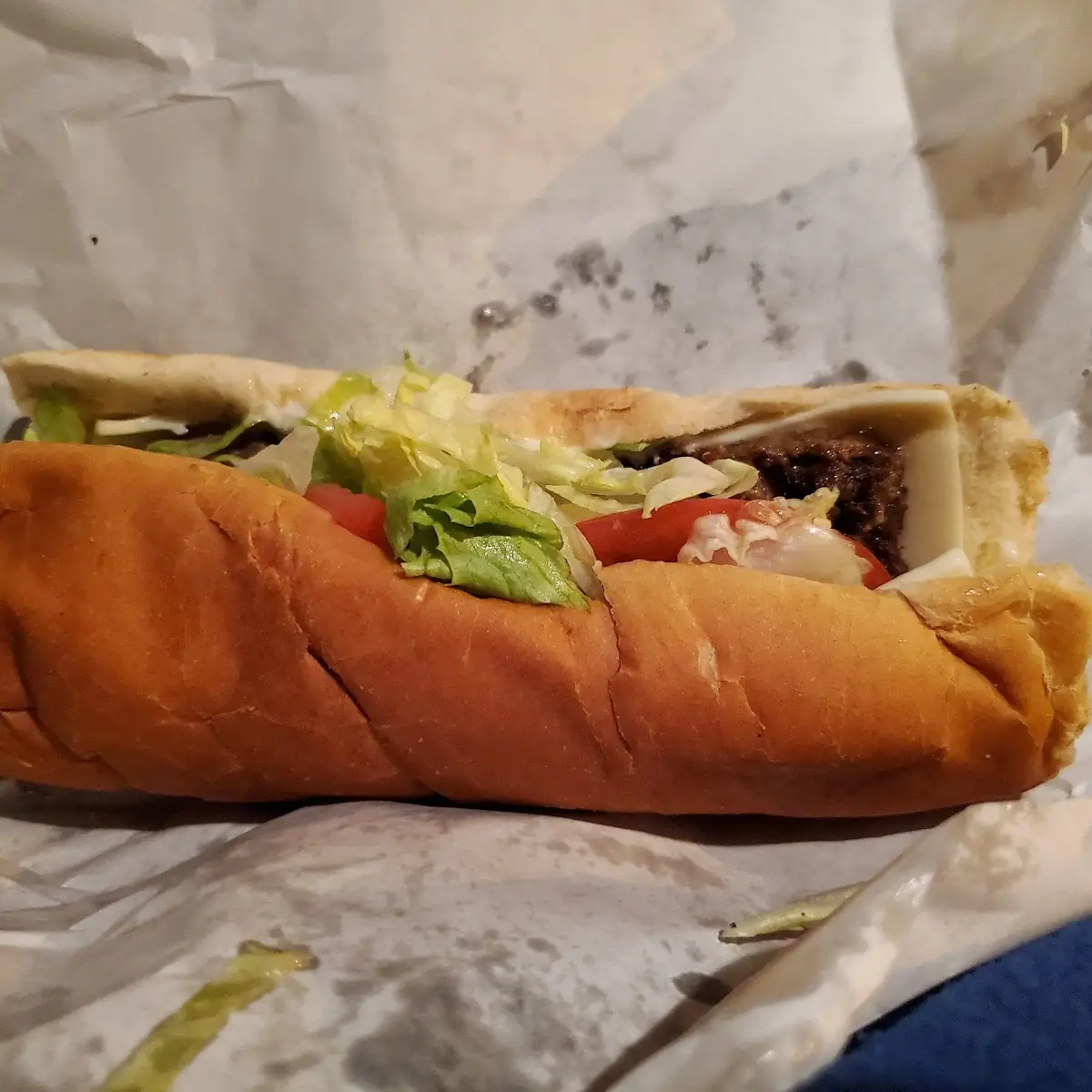 Cheese Burger Sub