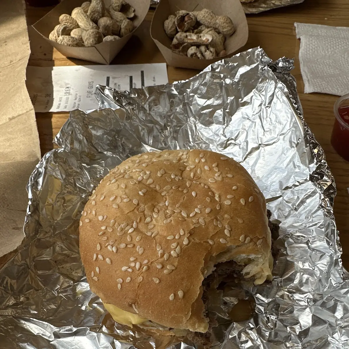 Double Cheeseburger and Fries