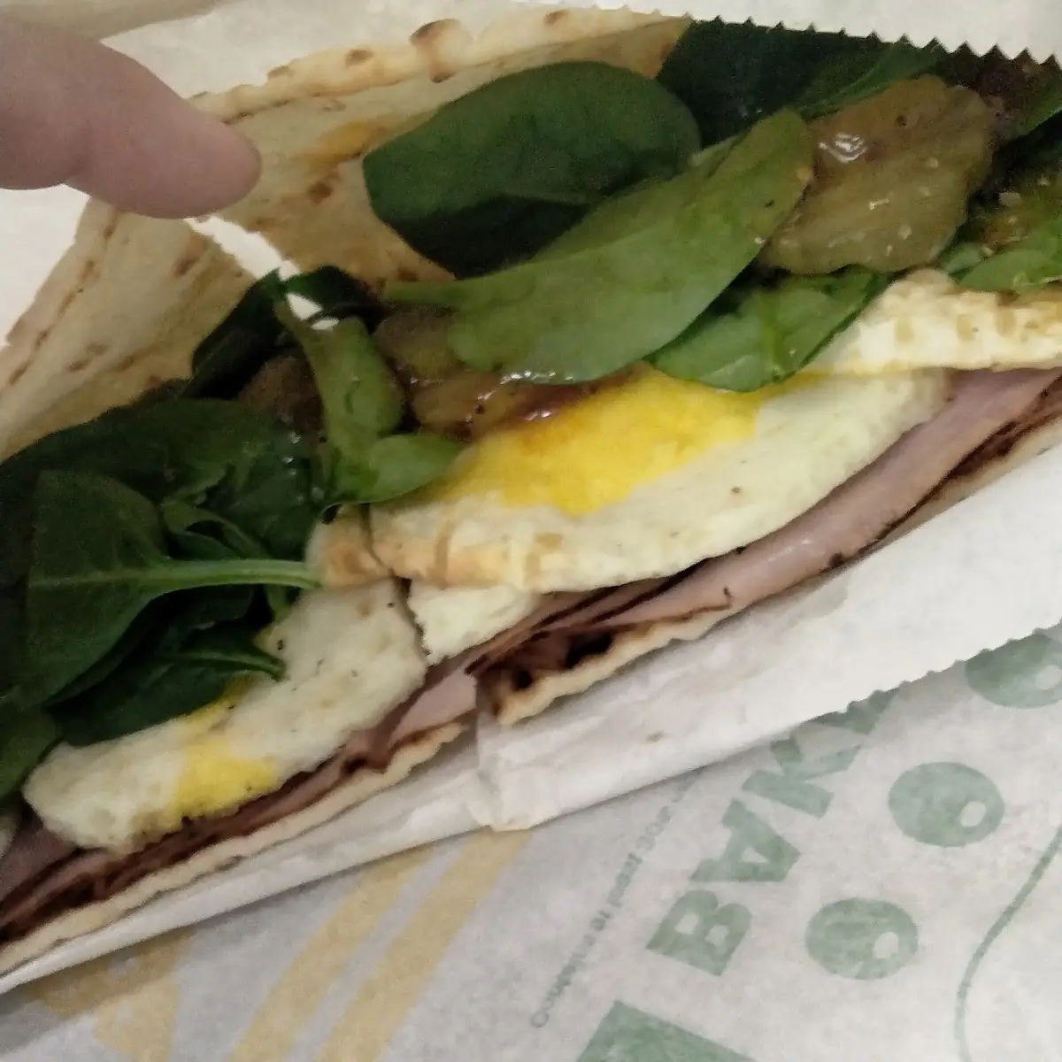 Black Forest Ham Egg and Cheese