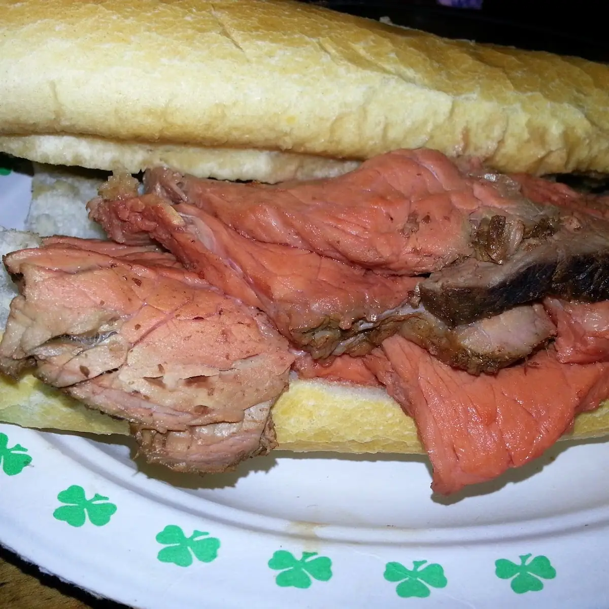 Roast Beef Sandwich Medium Rare