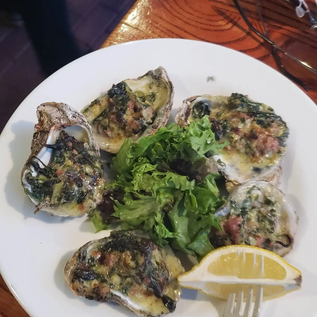 Oysters Rockefeller