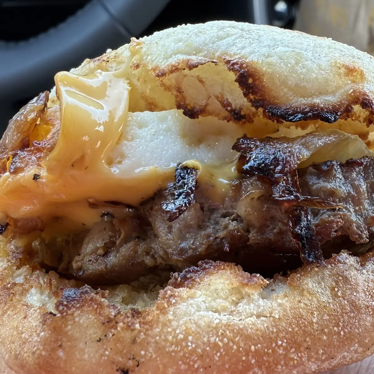 Steak Egg and Cheese Mcmuffin
