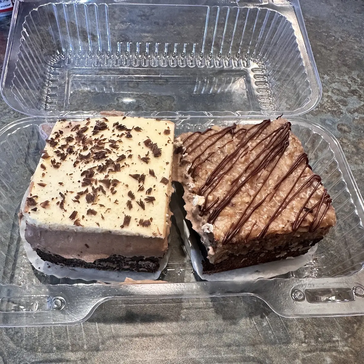 Silk Brownie and German Chocolate Brownie