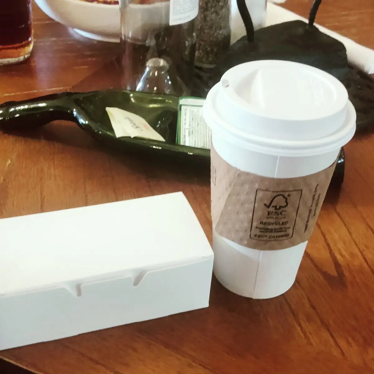 Coffee and a Chocolate Brownie