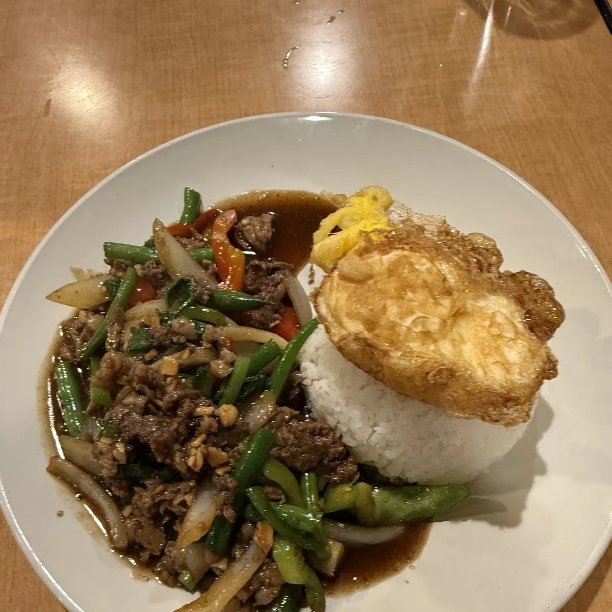 Pad Kra Prow with Egg