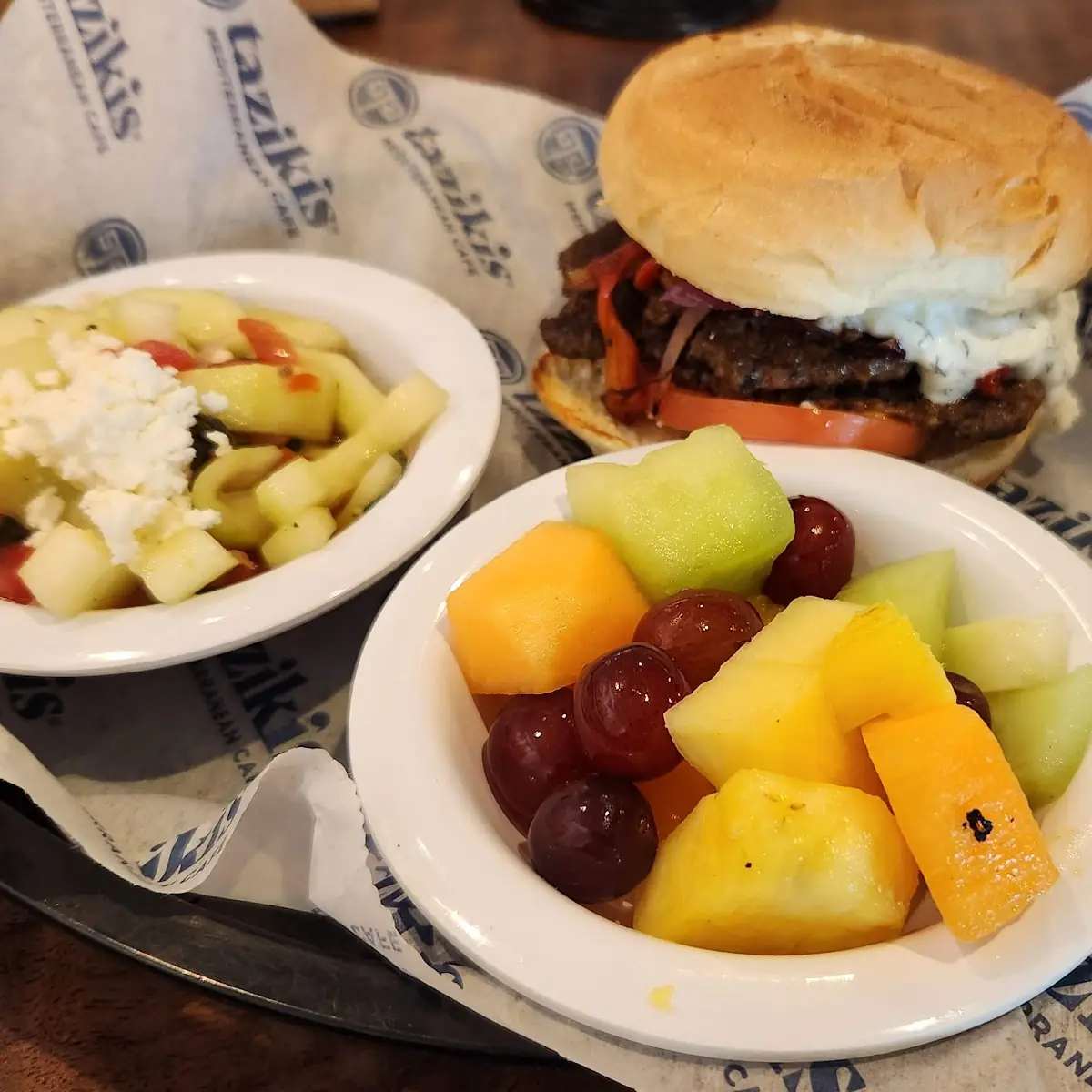 Mediterranean Lamb Burger