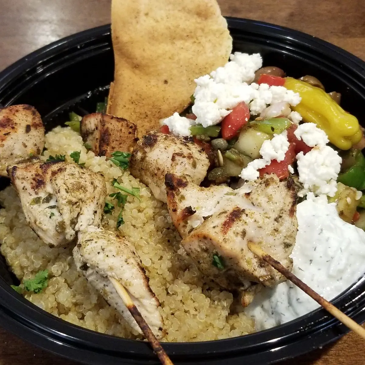 New Chicken Kebab Quinoa Bowl