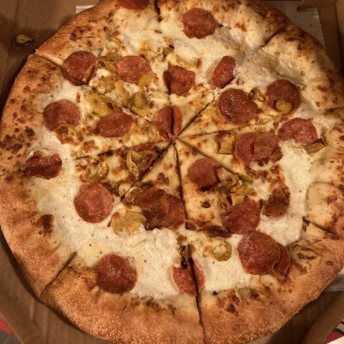 Stuffed Crust Pepperoni Pizza
