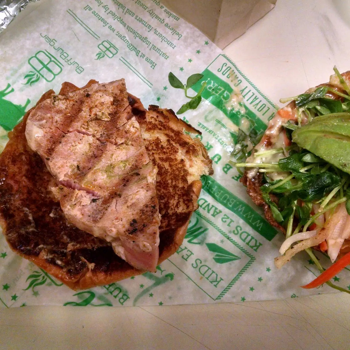 Ahi Tuna Burger