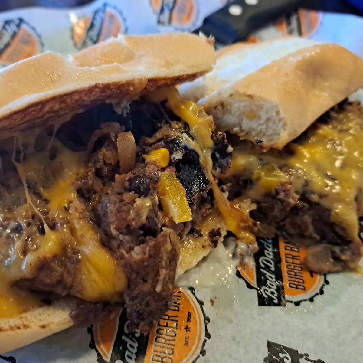 Philly Cheese Bean Patty
