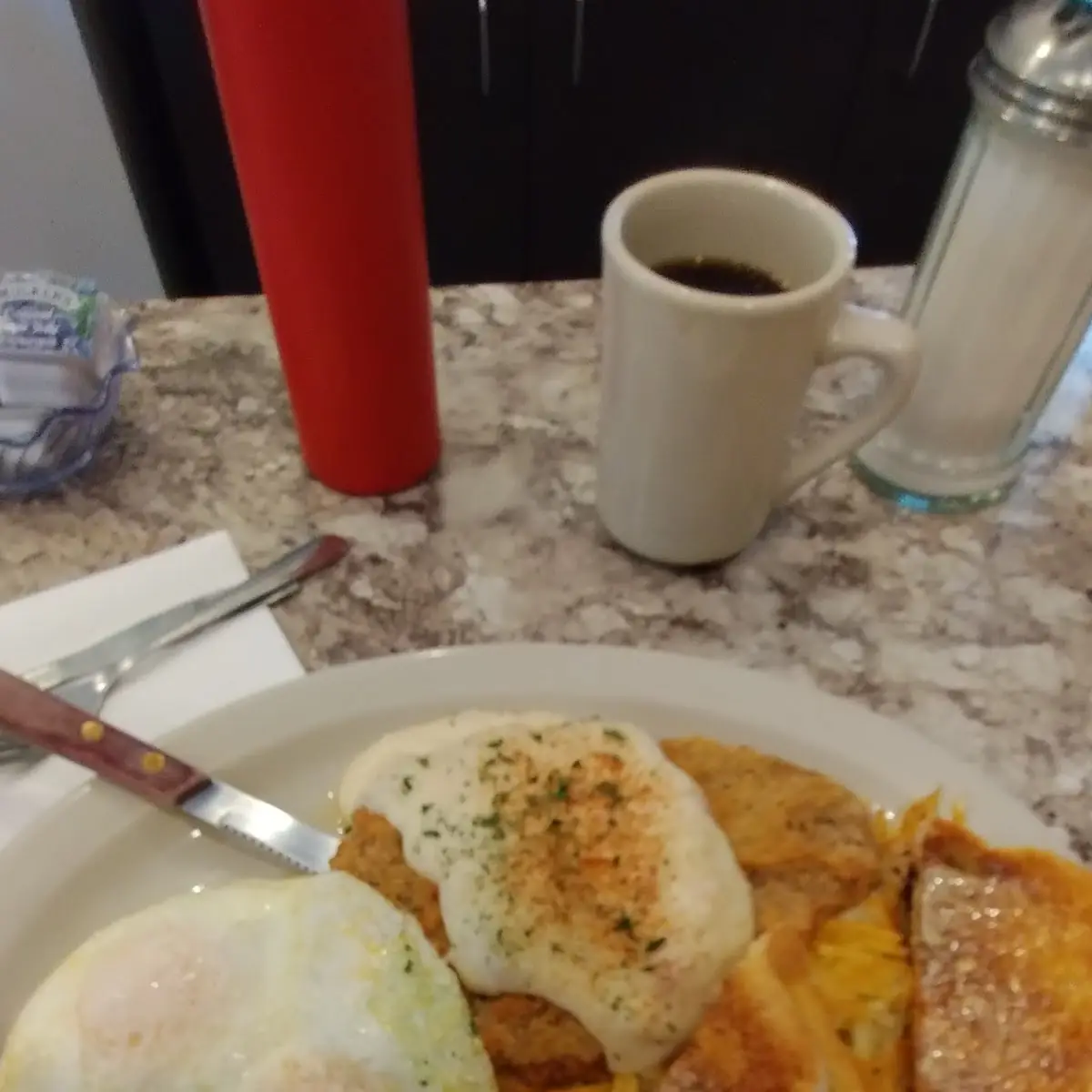Chicken Fried Steak and Eggs