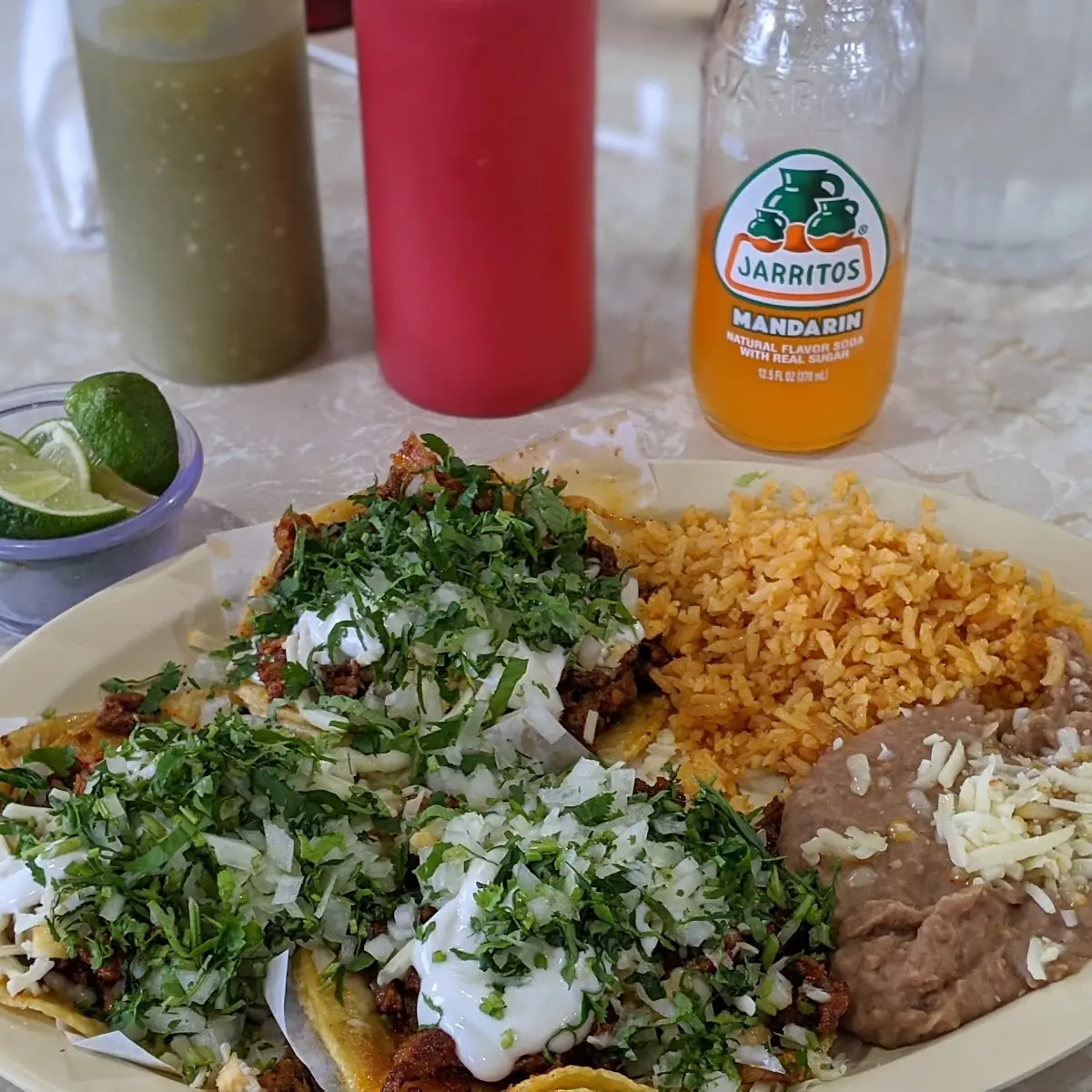 Al Pastor Taco Dinner
