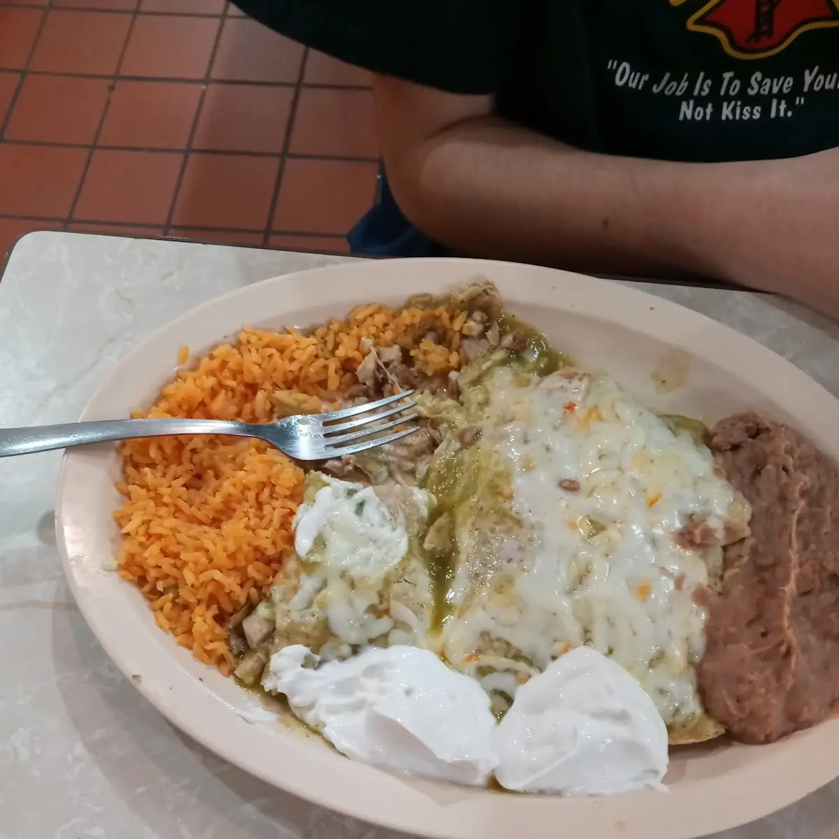 Enchiladas Verdes
