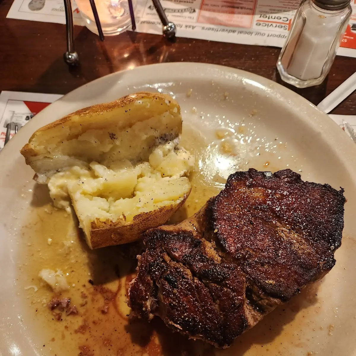 Filet Mignon and Baked Potato