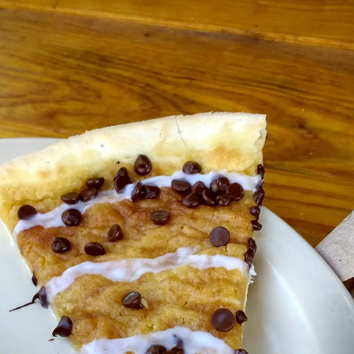 Chocolate Chip Pizza